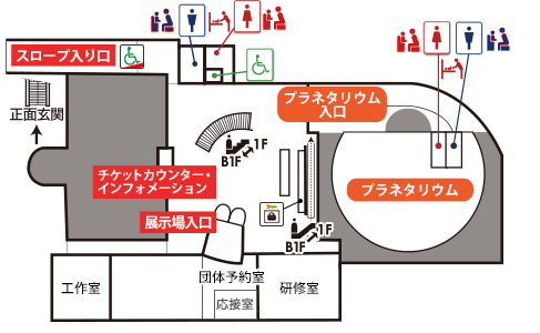 チケットカウンター・インフォメーション