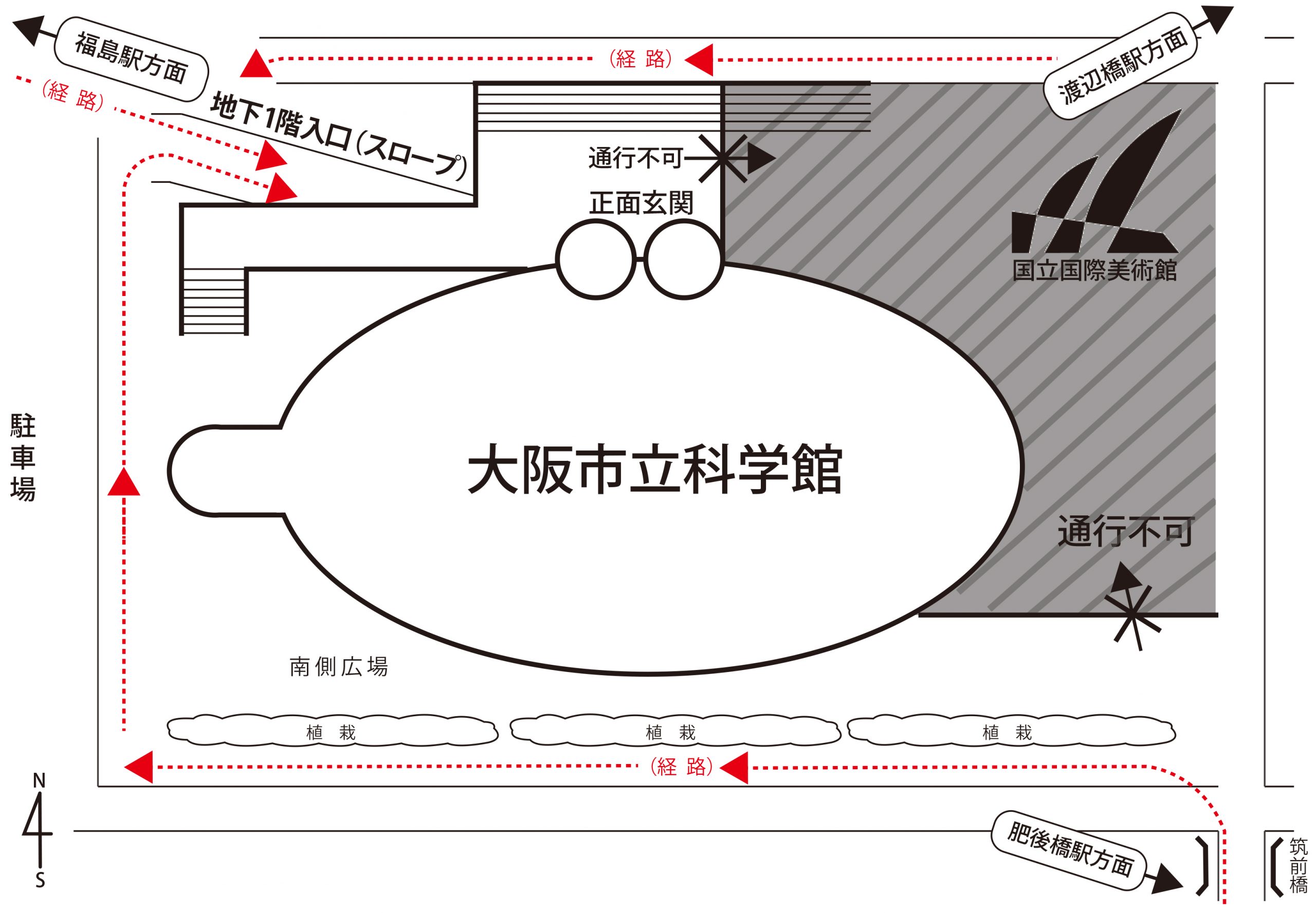 工事に伴う通行経路の変更について