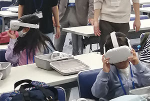 みんなで宇宙線空気シャワーをVR技術で３D映像体験しよう