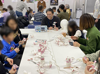 風力発電ワークショップ「風車を作って発電しよう!」