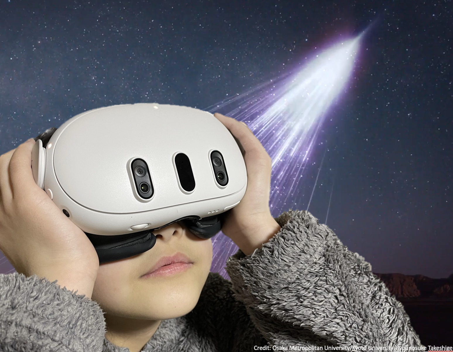 みんなで宇宙線空気シャワーをVR技術で3D映像体験しよう